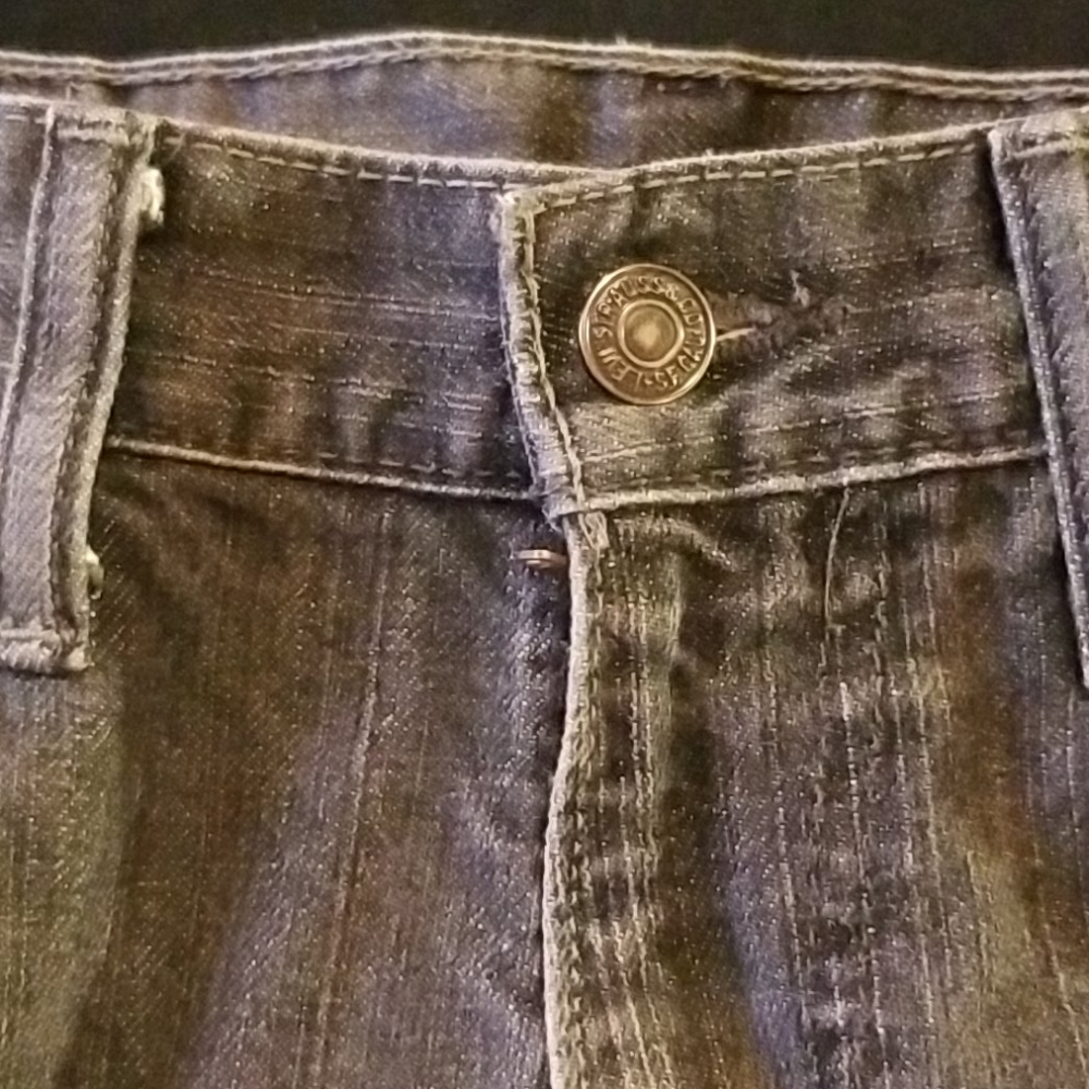 Levi's 31x30 514 graphite jeans